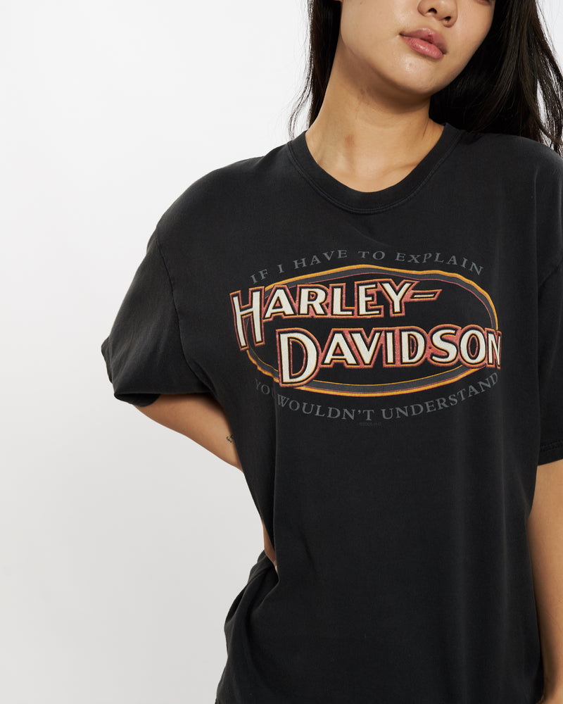 Vintage Harley Davidson Tee <br>S , The Real Deal , newtown, sydney, australia, thrift store, opshop, preloved, secondhand, sustainable, retro, antique, 70s, 80s, 90s, 2000s, 00s, fashion, clothing, streetwear, trendy, garment, style, boutique, store, shop, archive, sale, cheap, best, top