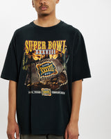 Vintage Super Bowl Tee <br>L , The Real Deal , newtown, sydney, australia, thrift store, opshop, preloved, secondhand, sustainable, retro, antique, 70s, 80s, 90s, 2000s, 00s, fashion, clothing, streetwear, trendy, garment, style, boutique, store, shop, archive, sale, cheap, best, top