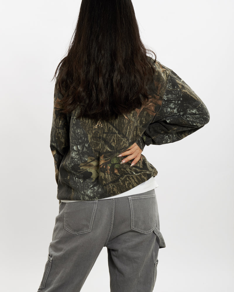 Vintage Realtree Camo Sweatshirt <br>S , The Real Deal , newtown, sydney, australia, thrift store, opshop, preloved, secondhand, sustainable, retro, antique, 70s, 80s, 90s, 2000s, 00s, fashion, clothing, streetwear, trendy, garment, style, boutique, store, shop, archive, sale, cheap, best, top