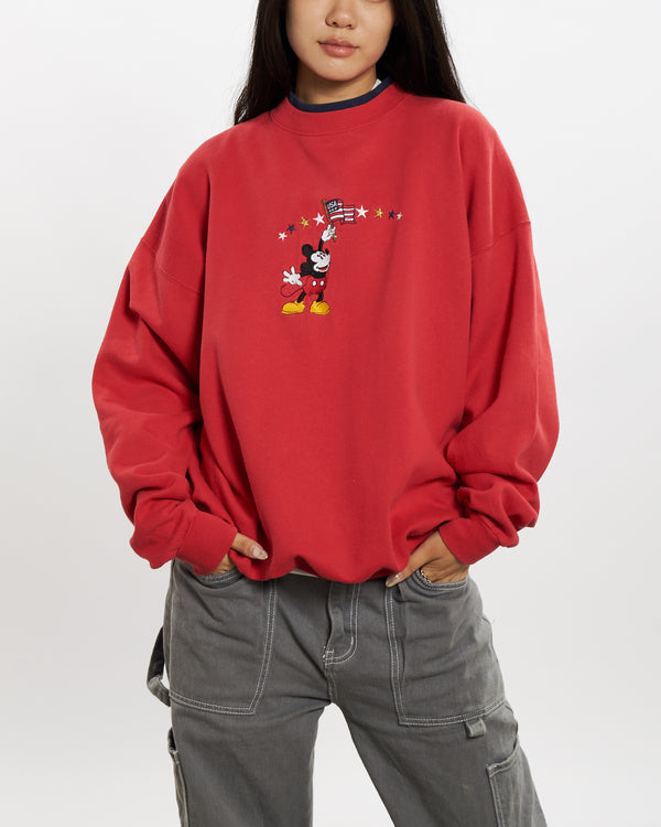 Vintage 90s Mickey Mouse Sweatshirt <br>M