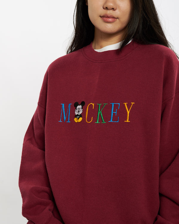 Vintage 90s Mickey Mouse Sweatshirt <br>S