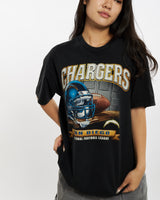 Vintage NFL San Diego Chargers Tee <br>S , The Real Deal , newtown, sydney, australia, thrift store, opshop, preloved, secondhand, sustainable, retro, antique, 70s, 80s, 90s, 2000s, 00s, fashion, clothing, streetwear, trendy, garment, style, boutique, store, shop, archive, sale, cheap, best, top