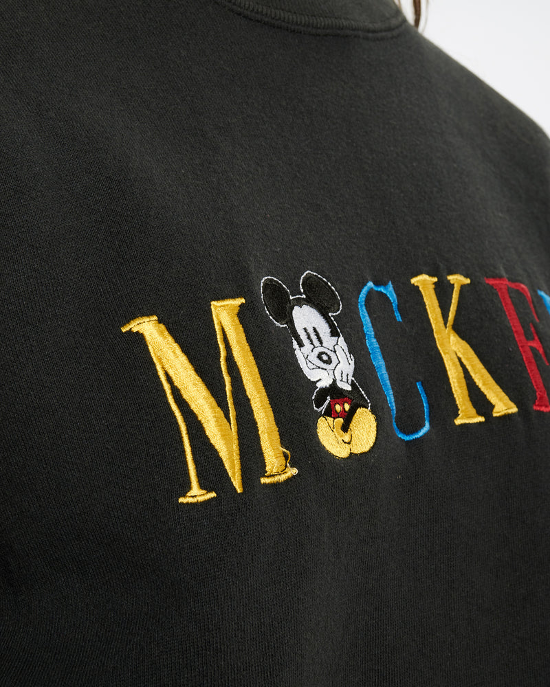 Vintage 90s Mickey Mouse Sweatshirt <br>XS