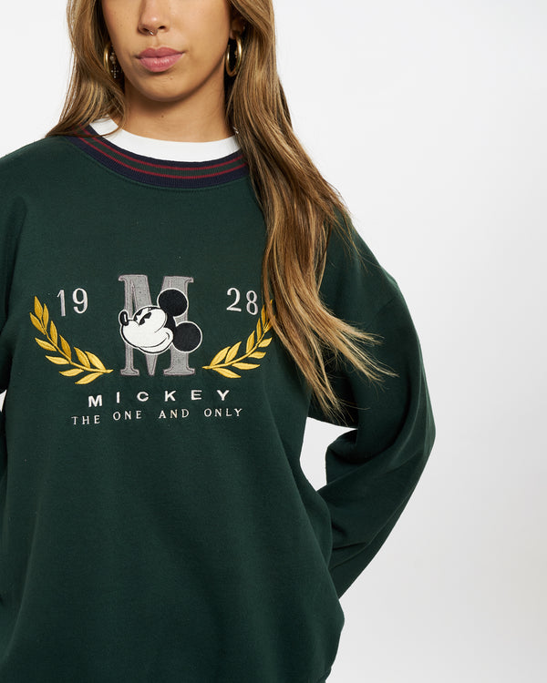 Vintage 90s Mickey Mouse Sweatshirt <br>S