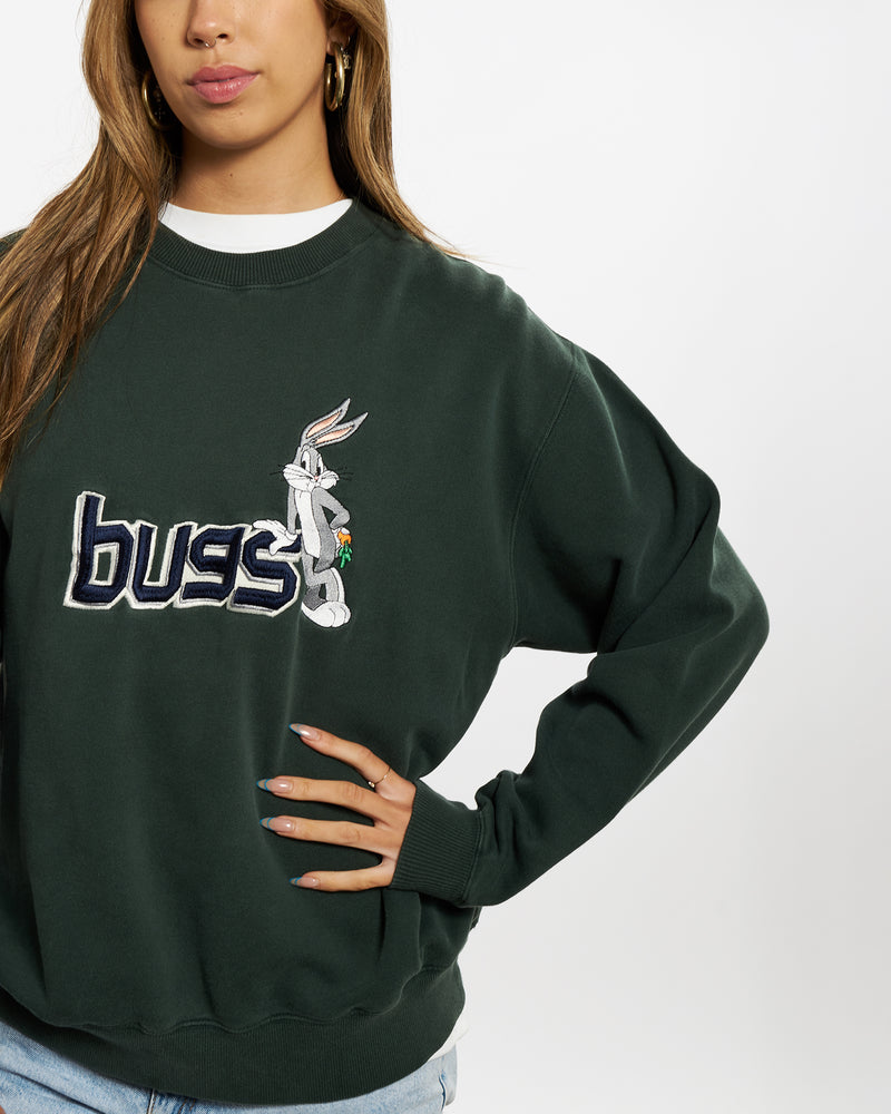 Vintage 90s Looney Tunes 'Bugs Bunny' Sweatshirt <br>S