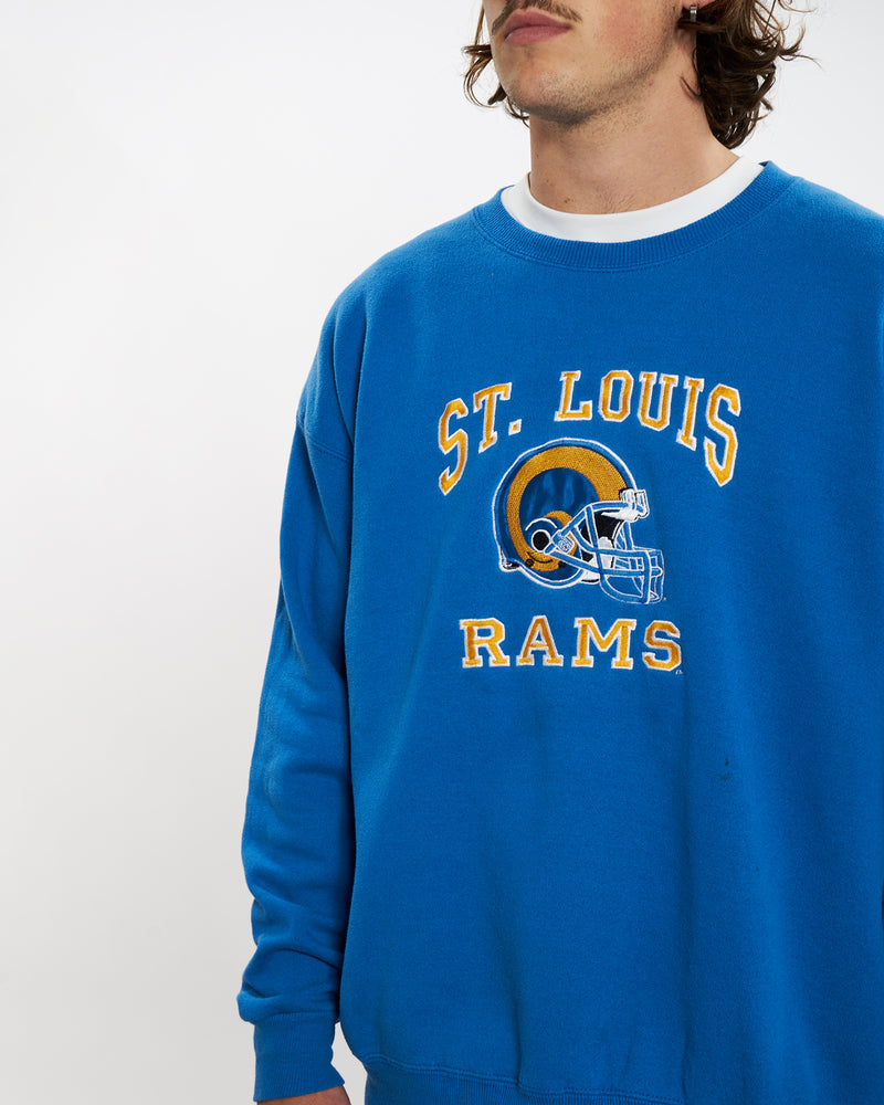 Vintage 90s NFL St. Louis Rams Sweatshirt <br>XL