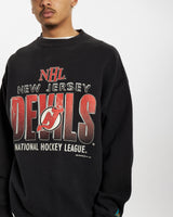 Vintage 1993 NHL New Jersey Devils Sweatshirt <br>L