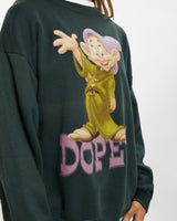 Vintage Snow White 'Dopey' Sweatshirt <br>S , The Real Deal , newtown, sydney, australia, thrift store, opshop, preloved, secondhand, sustainable, retro, antique, 70s, 80s, 90s, 2000s, 00s, fashion, clothing, streetwear, trendy, garment, style, boutique, store, shop, archive, sale, cheap, best, top