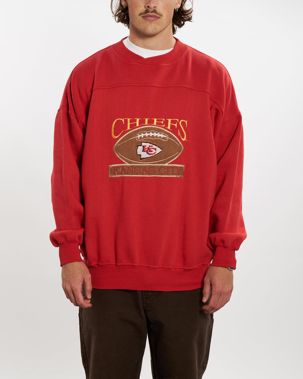 Vintage 90s NFL Kansas City Chiefs Sweatshirt <br>L , The Real Deal , newtown, sydney, australia, thrift store, opshop, preloved, secondhand, sustainable, retro, antique, 70s, 80s, 90s, 2000s, 00s, fashion, clothing, streetwear, trendy, garment, style, boutique, store, shop, archive, sale, cheap, best, top