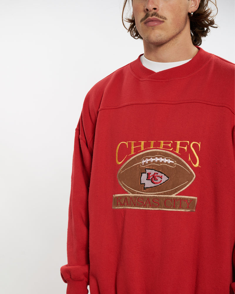 Vintage 90s NFL Kansas City Chiefs Sweatshirt <br>L