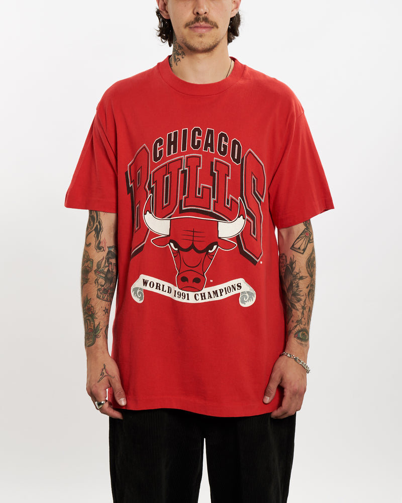 Vintage 90s Deadstock NBA Chicago Bulls Tee <br>XL , The Real Deal , newtown, sydney, australia, thrift store, opshop, preloved, secondhand, sustainable, retro, antique, 70s, 80s, 90s, 2000s, 00s, fashion, clothing, streetwear, trendy, garment, style, boutique, store, shop, archive, sale, cheap, best, top