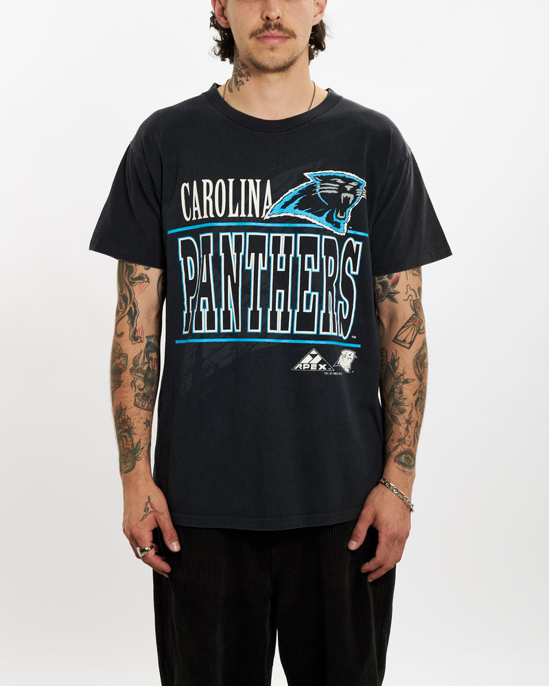 Vintage 1993 NFL Carolina Panthers Tee <br>L , The Real Deal , newtown, sydney, australia, thrift store, opshop, preloved, secondhand, sustainable, retro, antique, 70s, 80s, 90s, 2000s, 00s, fashion, clothing, streetwear, trendy, garment, style, boutique, store, shop, archive, sale, cheap, best, top