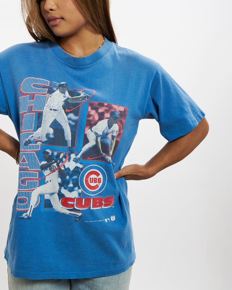 Vintage 1990 MLB Chicago Cubs Tee <br>S , The Real Deal , newtown, sydney, australia, thrift store, opshop, preloved, secondhand, sustainable, retro, antique, 70s, 80s, 90s, 2000s, 00s, fashion, clothing, streetwear, trendy, garment, style, boutique, store, shop, archive, sale, cheap, best, top