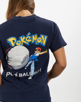 Vintage 90s Pokemon Tee <br>XS , The Real Deal , newtown, sydney, australia, thrift store, opshop, preloved, secondhand, sustainable, retro, antique, 70s, 80s, 90s, 2000s, 00s, fashion, clothing, streetwear, trendy, garment, style, boutique, store, shop, archive, sale, cheap, best, top