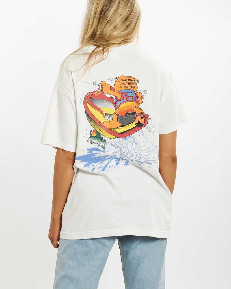 Vintage 90s Garfield 'Virginia Beach' Tee <br>M