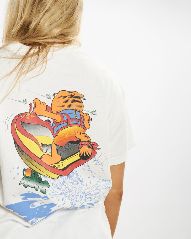 Vintage 90s Garfield 'Virginia Beach' Tee <br>M