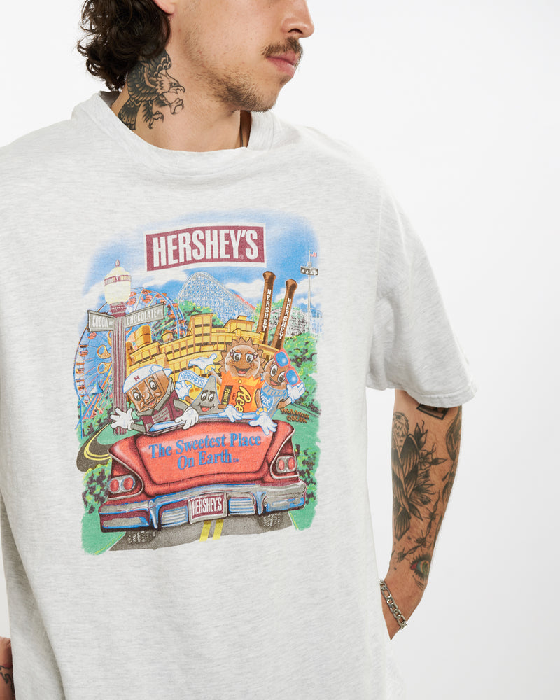 Vintage 90s Hershey's Chocolate Tee <br>L , The Real Deal , newtown, sydney, australia, thrift store, opshop, preloved, secondhand, sustainable, retro, antique, 70s, 80s, 90s, 2000s, 00s, fashion, clothing, streetwear, trendy, garment, style, boutique, store, shop, archive, sale, cheap, best, top