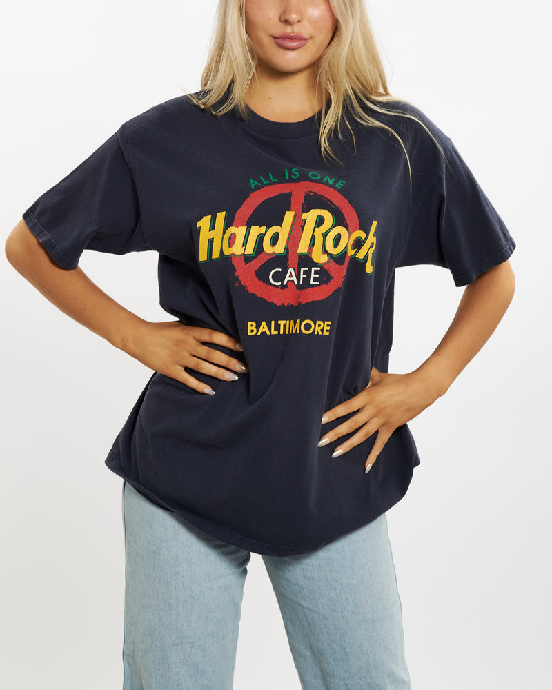 Vintage 90s Hard Rock Cafe 'Baltimore' Tee <br>M , The Real Deal , newtown, sydney, australia, thrift store, opshop, preloved, secondhand, sustainable, retro, antique, 70s, 80s, 90s, 2000s, 00s, fashion, clothing, streetwear, trendy, garment, style, boutique, store, shop, archive, sale, cheap, best, top