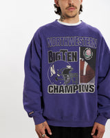 Vintage 90s Rosebowl Tournament 'Northwestern Champions' Sweatshirt <br>L , The Real Deal , newtown, sydney, australia, thrift store, opshop, preloved, secondhand, sustainable, retro, antique, 70s, 80s, 90s, 2000s, 00s, fashion, clothing, streetwear, trendy, garment, style, boutique, store, shop, archive, sale, cheap, best, top