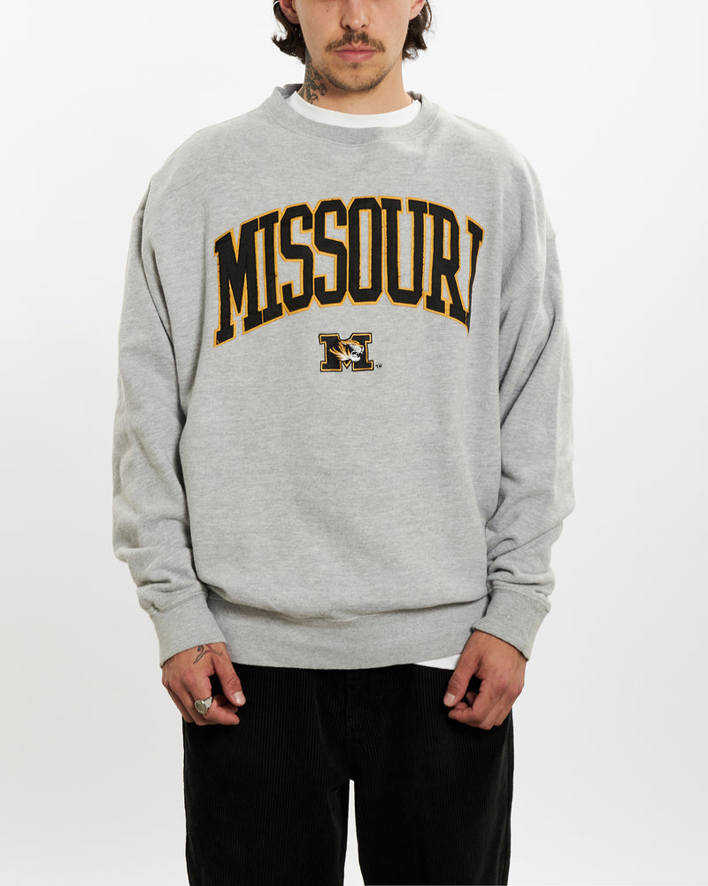 Vintage 90s NCAA Missouri Tigers Sweatshirt <br>L , The Real Deal , newtown, sydney, australia, thrift store, opshop, preloved, secondhand, sustainable, retro, antique, 70s, 80s, 90s, 2000s, 00s, fashion, clothing, streetwear, trendy, garment, style, boutique, store, shop, archive, sale, cheap, best, top