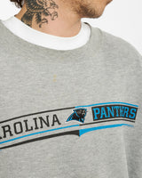 Vintage 1999 NFL Carolina Panthers Sweatshirt <br>L , The Real Deal , newtown, sydney, australia, thrift store, opshop, preloved, secondhand, sustainable, retro, antique, 70s, 80s, 90s, 2000s, 00s, fashion, clothing, streetwear, trendy, garment, style, boutique, store, shop, archive, sale, cheap, best, top