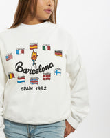 Vintage 1992 Barcelona Olympics Sweatshirt <br>XS , The Real Deal , newtown, sydney, australia, thrift store, opshop, preloved, secondhand, sustainable, retro, antique, 70s, 80s, 90s, 2000s, 00s, fashion, clothing, streetwear, trendy, garment, style, boutique, store, shop, archive, sale, cheap, best, top