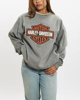 Vintage Harley Davidson Sweatshirt <br>S , The Real Deal , newtown, sydney, australia, thrift store, opshop, preloved, secondhand, sustainable, retro, antique, 70s, 80s, 90s, 2000s, 00s, fashion, clothing, streetwear, trendy, garment, style, boutique, store, shop, archive, sale, cheap, best, top