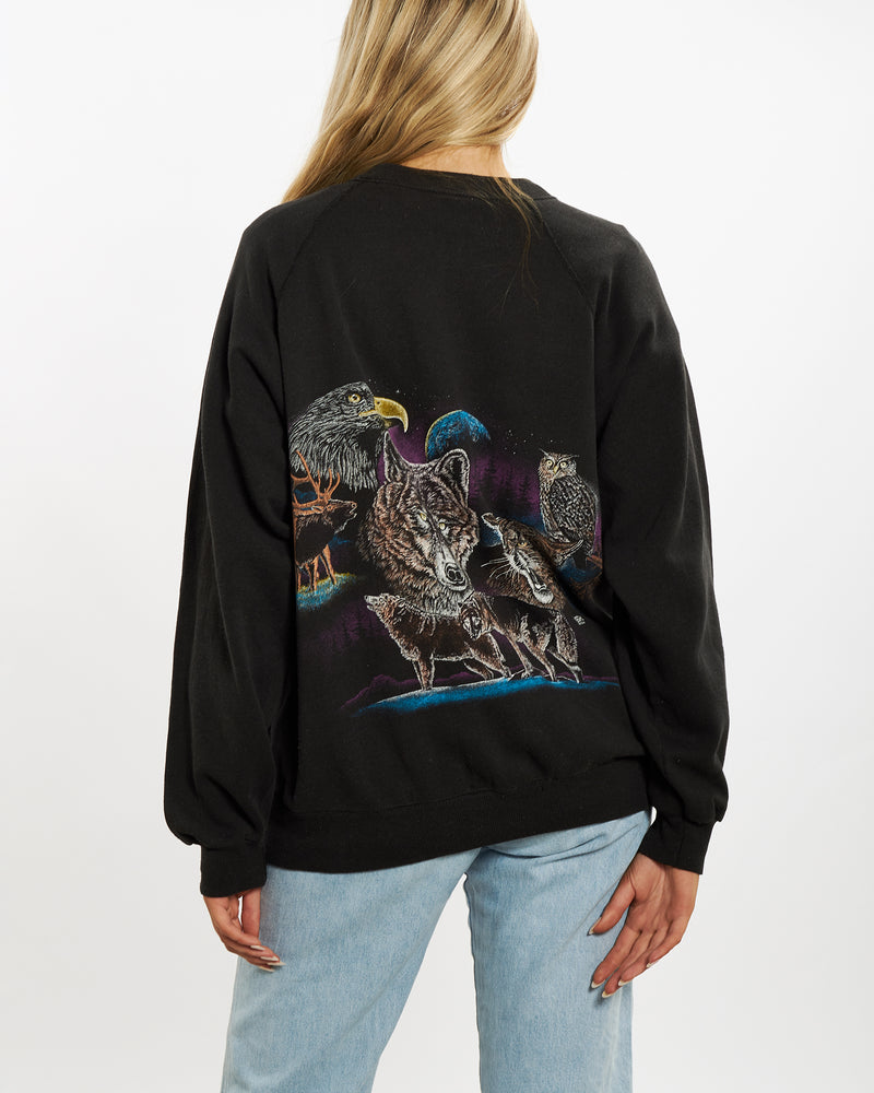 Vintage 90s Wildlife Sweatshirt <br>M