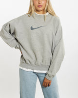 Vintage 90s Nike Swoosh Sweatshirt <br>M , The Real Deal , newtown, sydney, australia, thrift store, opshop, preloved, secondhand, sustainable, retro, antique, 70s, 80s, 90s, 2000s, 00s, fashion, clothing, streetwear, trendy, garment, style, boutique, store, shop, archive, sale, cheap, best, top