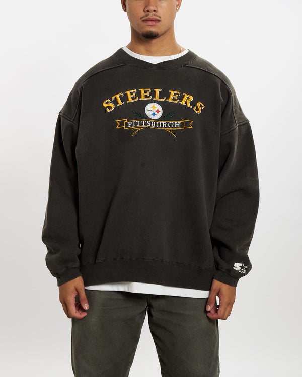 Vintage 90s NFL Pittsburgh Steelers Sweatshirt <br>XL , The Real Deal , newtown, sydney, australia, thrift store, opshop, preloved, secondhand, sustainable, retro, antique, 70s, 80s, 90s, 2000s, 00s, fashion, clothing, streetwear, trendy, garment, style, boutique, store, shop, archive, sale, cheap, best, top