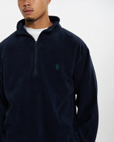 Vintage 90s Nautica Quarter Zip Fleece <br>L