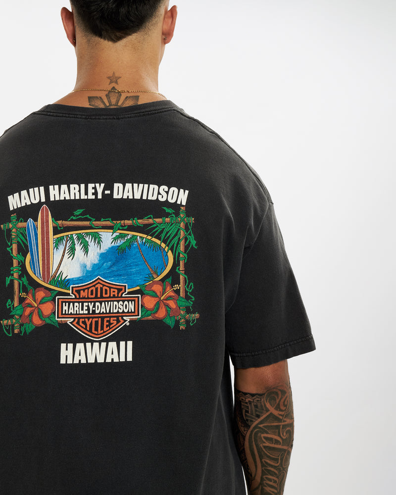 Vintage Harley Davidson Tee <br>XL , The Real Deal , newtown, sydney, australia, thrift store, opshop, preloved, secondhand, sustainable, retro, antique, 70s, 80s, 90s, 2000s, 00s, fashion, clothing, streetwear, trendy, garment, style, boutique, store, shop, archive, sale, cheap, best, top