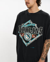 Vintage 90s MLB Florida Marlins Tee <br>L , The Real Deal , newtown, sydney, australia, thrift store, opshop, preloved, secondhand, sustainable, retro, antique, 70s, 80s, 90s, 2000s, 00s, fashion, clothing, streetwear, trendy, garment, style, boutique, store, shop, archive, sale, cheap, best, top