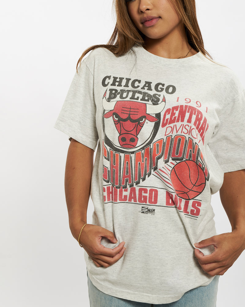 Vintage 1991 NBA Chicago Bulls Tee <br>S , The Real Deal , newtown, sydney, australia, thrift store, opshop, preloved, secondhand, sustainable, retro, antique, 70s, 80s, 90s, 2000s, 00s, fashion, clothing, streetwear, trendy, garment, style, boutique, store, shop, archive, sale, cheap, best, top