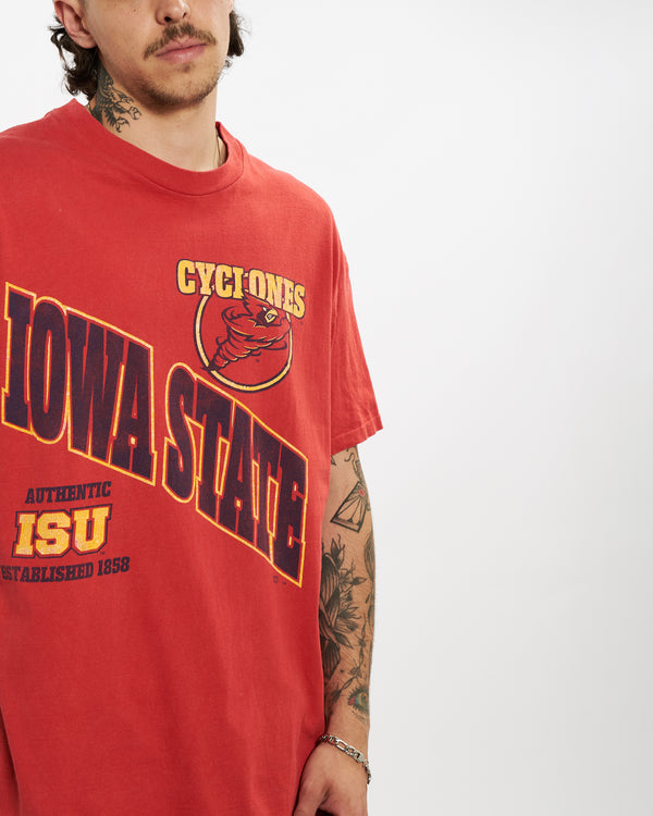 Vintage 90s NCAA Iowa State Cyclones Tee <br>L , The Real Deal , newtown, sydney, australia, thrift store, opshop, preloved, secondhand, sustainable, retro, antique, 70s, 80s, 90s, 2000s, 00s, fashion, clothing, streetwear, trendy, garment, style, boutique, store, shop, archive, sale, cheap, best, top