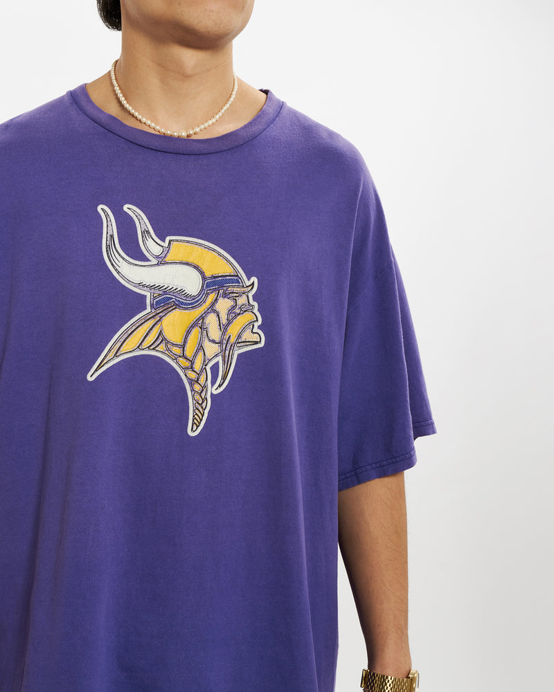 Vintage 90s NFL Minnesota Vikings Tee <br>L , The Real Deal , newtown, sydney, australia, thrift store, opshop, preloved, secondhand, sustainable, retro, antique, 70s, 80s, 90s, 2000s, 00s, fashion, clothing, streetwear, trendy, garment, style, boutique, store, shop, archive, sale, cheap, best, top