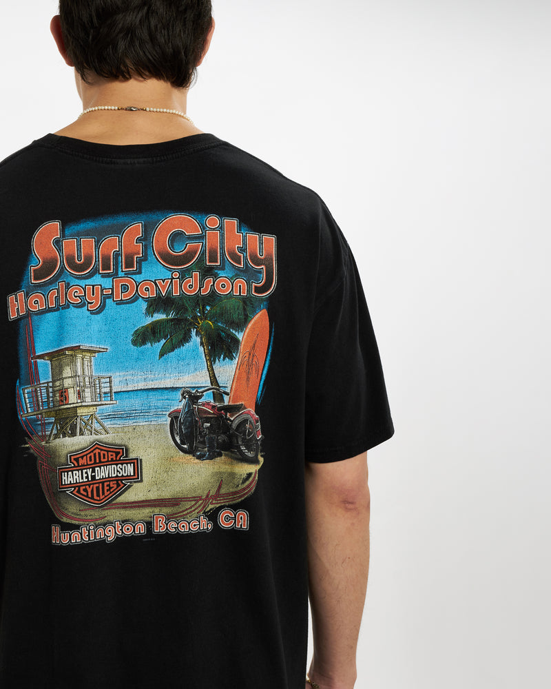 Vintage Harley Davidson Tee <br>L , The Real Deal , newtown, sydney, australia, thrift store, opshop, preloved, secondhand, sustainable, retro, antique, 70s, 80s, 90s, 2000s, 00s, fashion, clothing, streetwear, trendy, garment, style, boutique, store, shop, archive, sale, cheap, best, top