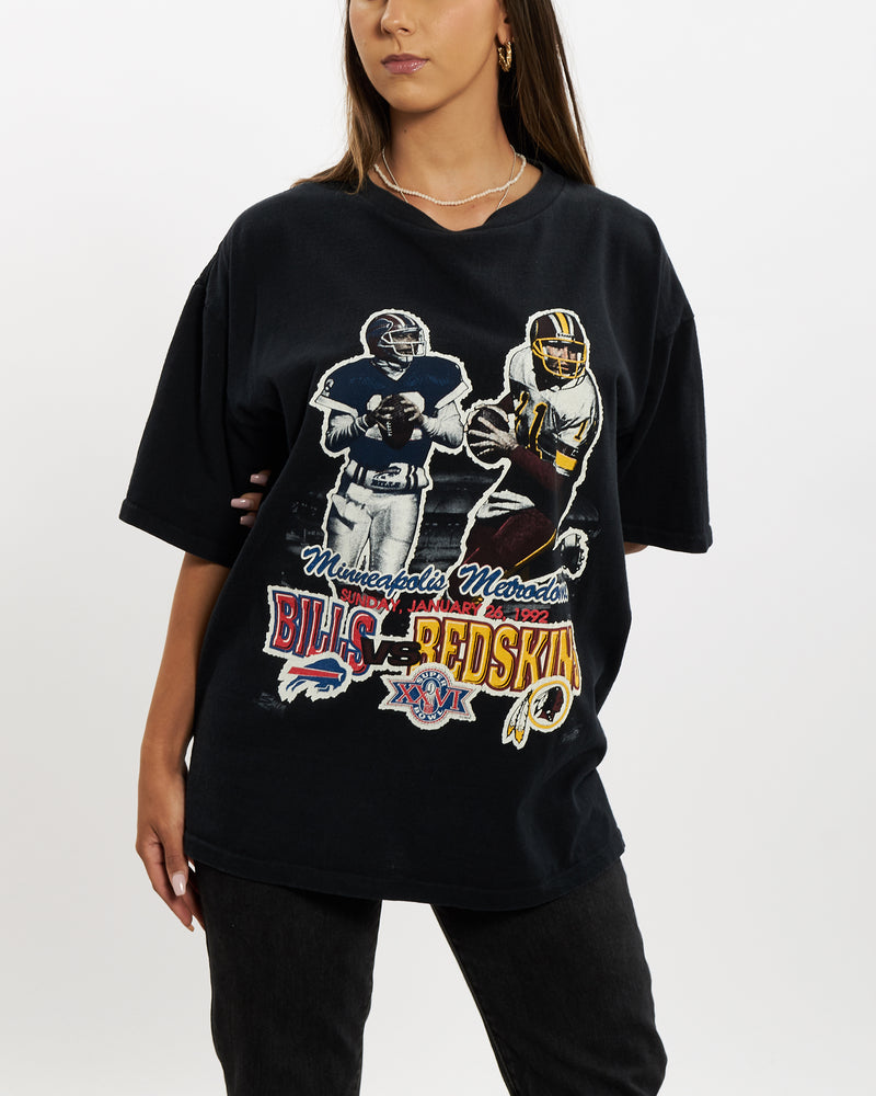 Vintage 1992 NFL Super Bowl Championship Tee <br>M , The Real Deal , newtown, sydney, australia, thrift store, opshop, preloved, secondhand, sustainable, retro, antique, 70s, 80s, 90s, 2000s, 00s, fashion, clothing, streetwear, trendy, garment, style, boutique, store, shop, archive, sale, cheap, best, top