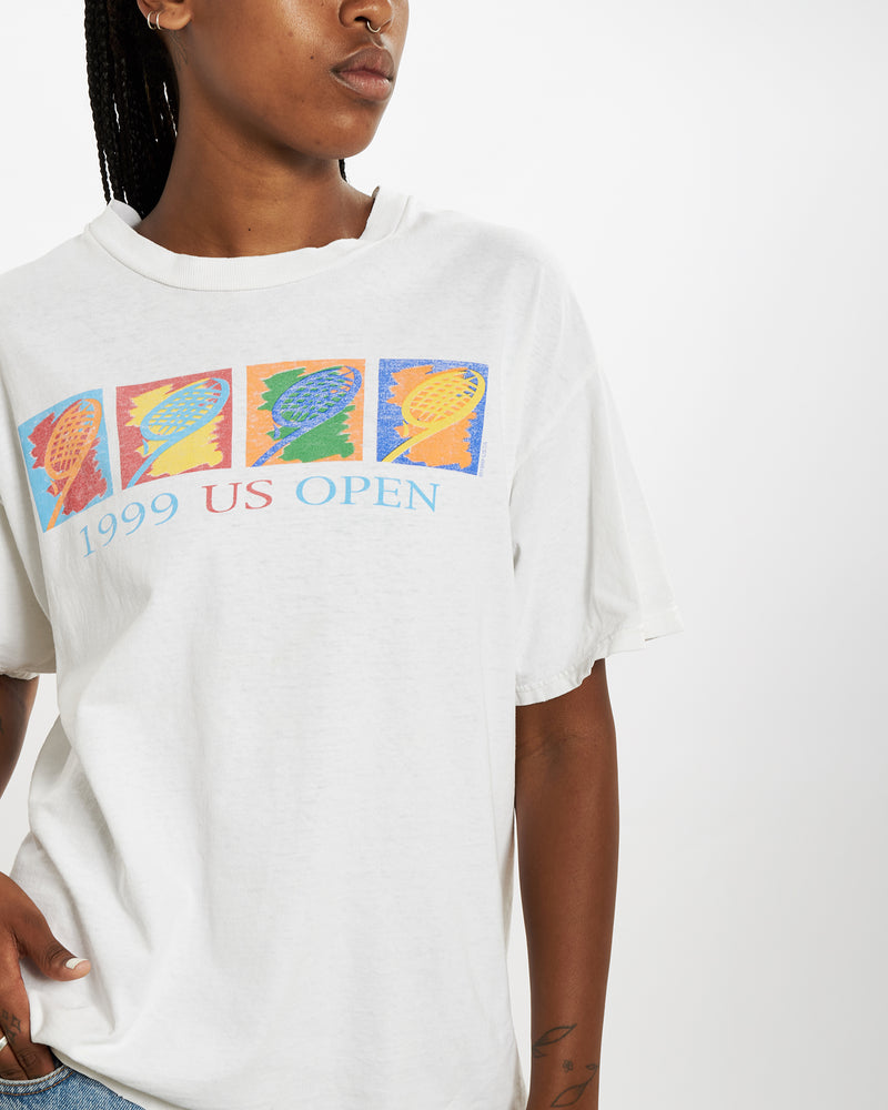 Vintage 1999 US Open Tennis Tee <br>M , The Real Deal , newtown, sydney, australia, thrift store, opshop, preloved, secondhand, sustainable, retro, antique, 70s, 80s, 90s, 2000s, 00s, fashion, clothing, streetwear, trendy, garment, style, boutique, store, shop, archive, sale, cheap, best, top