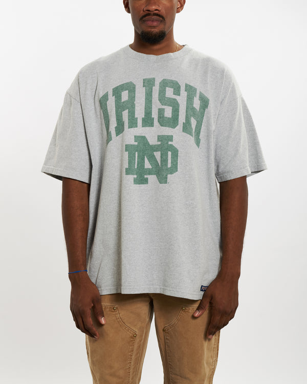 Vintage 90s University of Notre Dame Tee <br>XL , The Real Deal , newtown, sydney, australia, thrift store, opshop, preloved, secondhand, sustainable, retro, antique, 70s, 80s, 90s, 2000s, 00s, fashion, clothing, streetwear, trendy, garment, style, boutique, store, shop, archive, sale, cheap, best, top