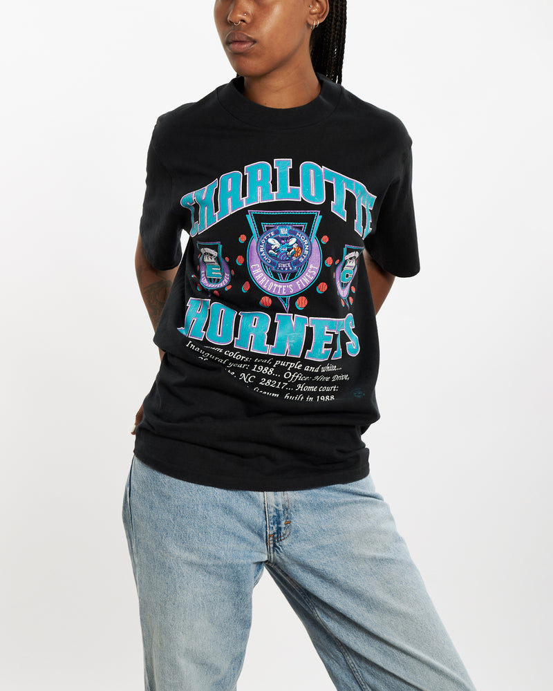 Vintage 90s NBA Charlotte Hornets Tee <br>M