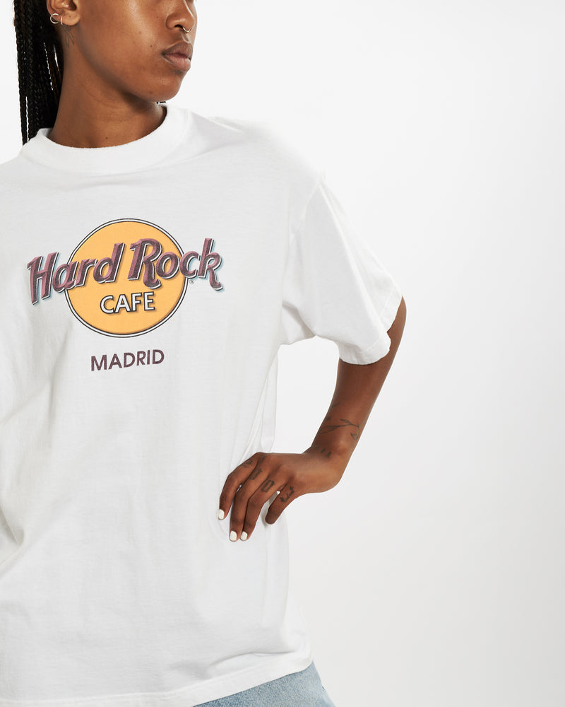 Vintage 90s Hard Rock Cafe 'Madrid' Tee <br>M , The Real Deal , newtown, sydney, australia, thrift store, opshop, preloved, secondhand, sustainable, retro, antique, 70s, 80s, 90s, 2000s, 00s, fashion, clothing, streetwear, trendy, garment, style, boutique, store, shop, archive, sale, cheap, best, top