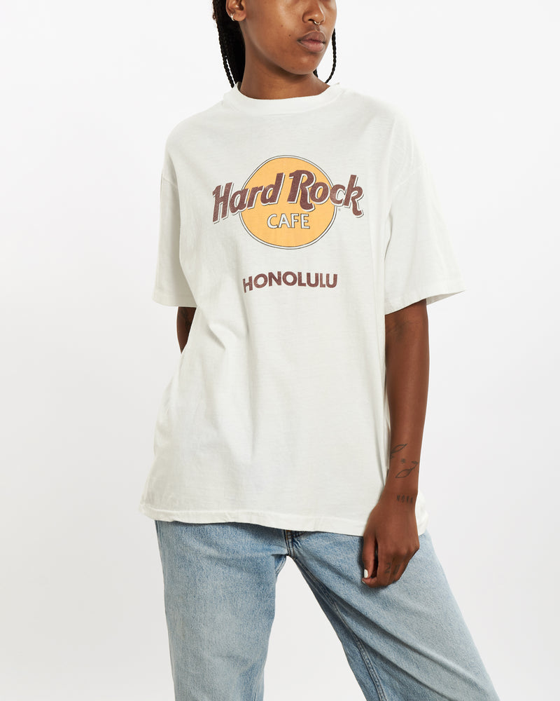 Vintage 90s Hard Rock Cafe 'Honolulu' Tee <br>M , The Real Deal , newtown, sydney, australia, thrift store, opshop, preloved, secondhand, sustainable, retro, antique, 70s, 80s, 90s, 2000s, 00s, fashion, clothing, streetwear, trendy, garment, style, boutique, store, shop, archive, sale, cheap, best, top