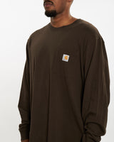 Vintage Carhartt Long Sleeve Pocket Tee <br>XXL