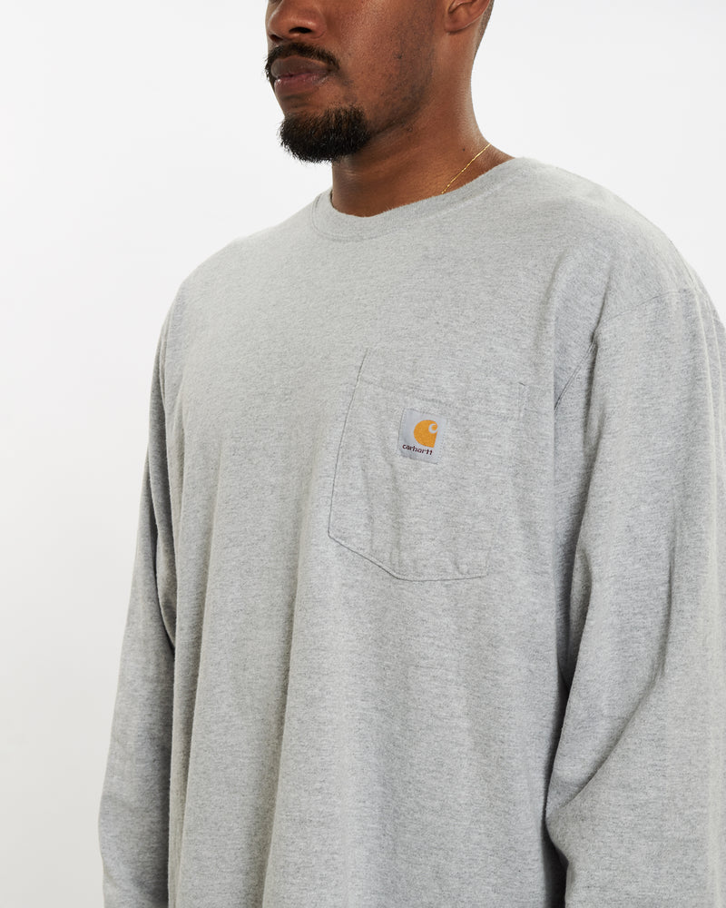 Vintage Carhartt Long Sleeve Pocket Tee <br>XL , The Real Deal , newtown, sydney, australia, thrift store, opshop, preloved, secondhand, sustainable, retro, antique, 70s, 80s, 90s, 2000s, 00s, fashion, clothing, streetwear, trendy, garment, style, boutique, store, shop, archive, sale, cheap, best, top