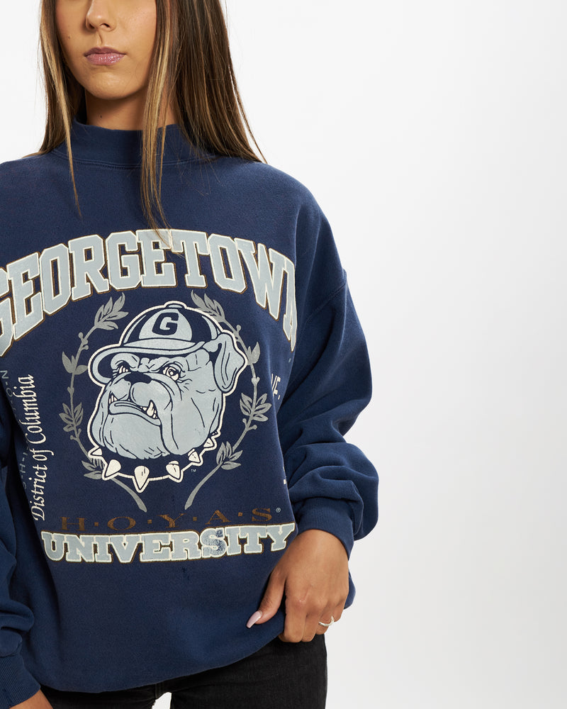 Vintage 90s NCAA Georgetown University Sweatshirt <br>XS