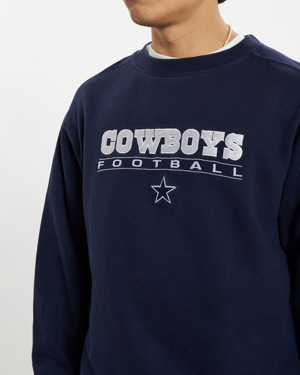 Vintage NFL Dallas Cowboys Sweatshirt <br>L , The Real Deal , newtown, sydney, australia, thrift store, opshop, preloved, secondhand, sustainable, retro, antique, 70s, 80s, 90s, 2000s, 00s, fashion, clothing, streetwear, trendy, garment, style, boutique, store, shop, archive, sale, cheap, best, top