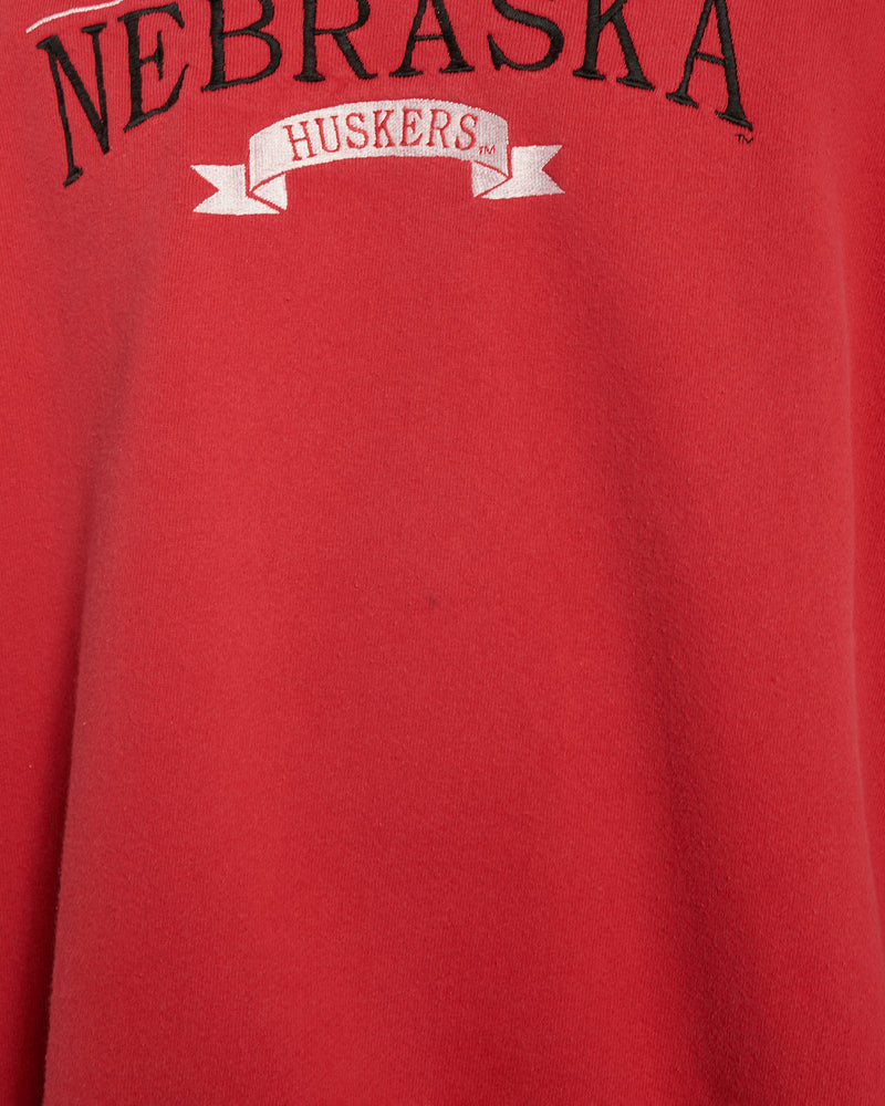 90s NCAA Nebraska Huskers Sweatshirt <br>XL