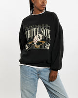 Vintage 90s Russell Athletic MLB Chicago White Sox Sweatshirt <br>M , The Real Deal , newtown, sydney, australia, thrift store, opshop, preloved, secondhand, sustainable, retro, antique, 70s, 80s, 90s, 2000s, 00s, fashion, clothing, streetwear, trendy, garment, style, boutique, store, shop, archive, sale, cheap, best, top