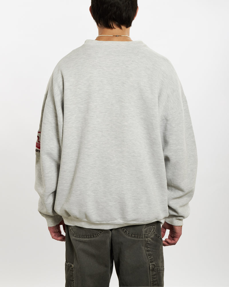 90s Marlboro Cigarettes Embroidered Lizard Sweatshirt <br>L